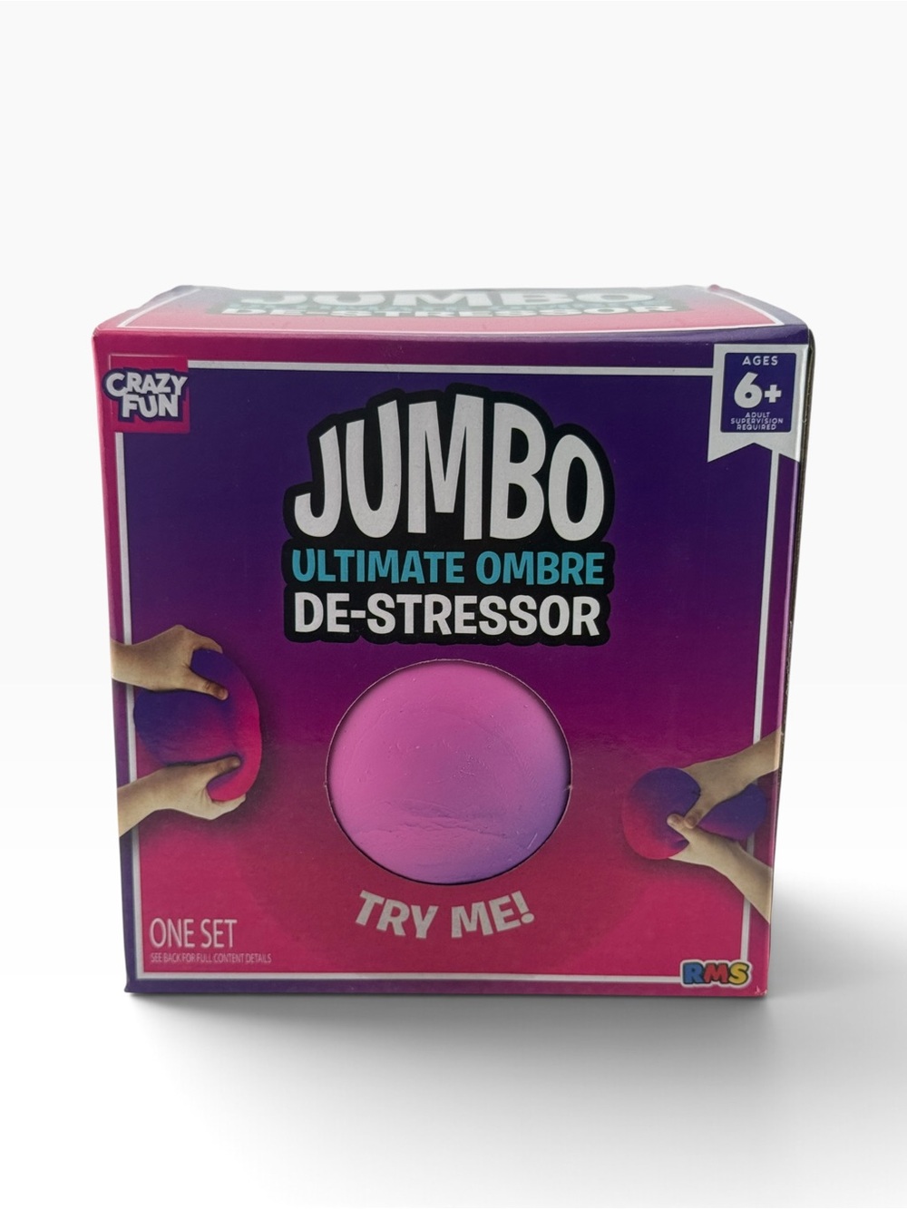 Jumbo Ultimate Ombre De-Stressor - Pink